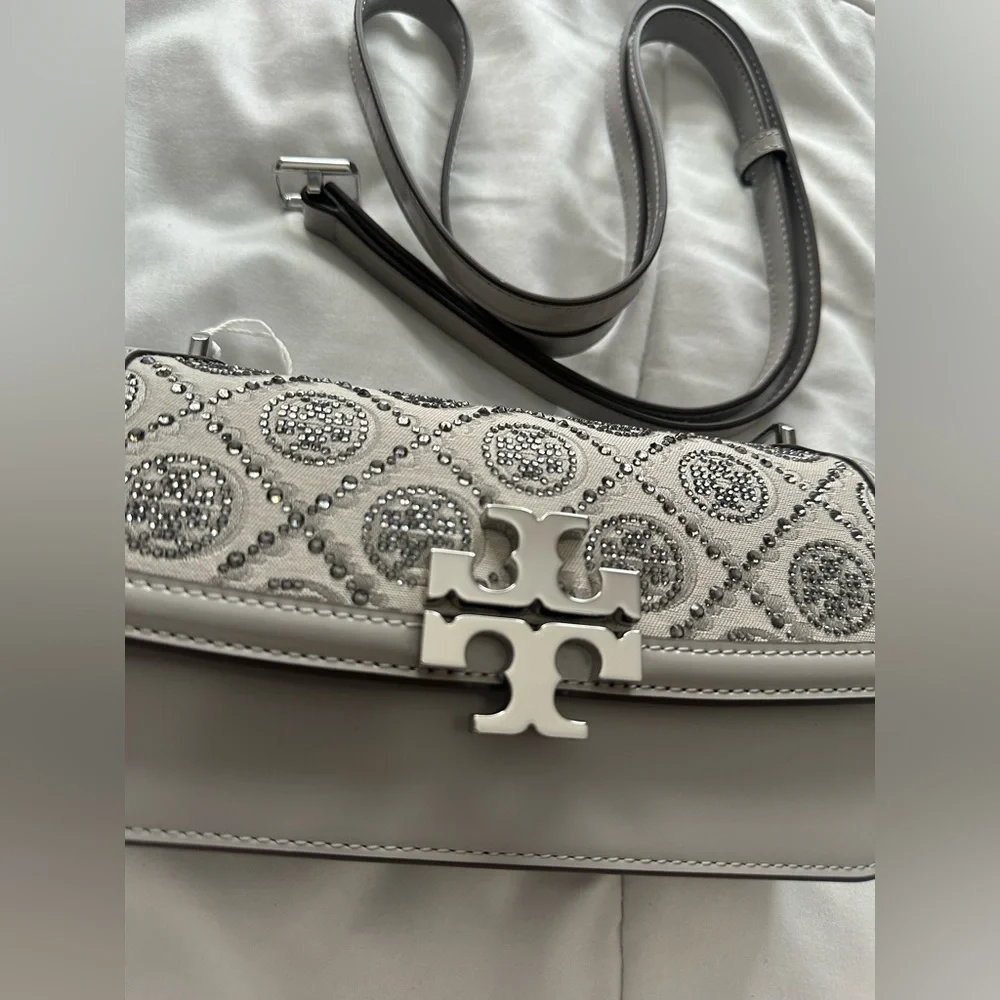 TORY BURCH RHINESTONE SMALL CROSSBODY BAG - Picture 3 of 6